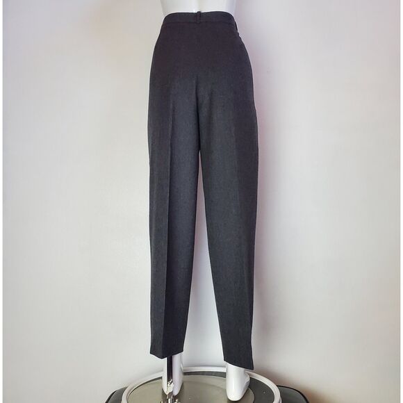 Vintage 80s Barry Bricken Gray Wool Trousers - Picture 3 of 7